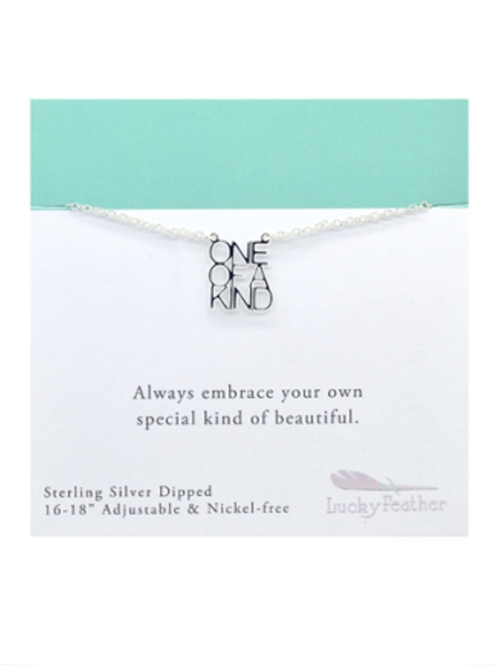 One of a kind sterling silver necklace